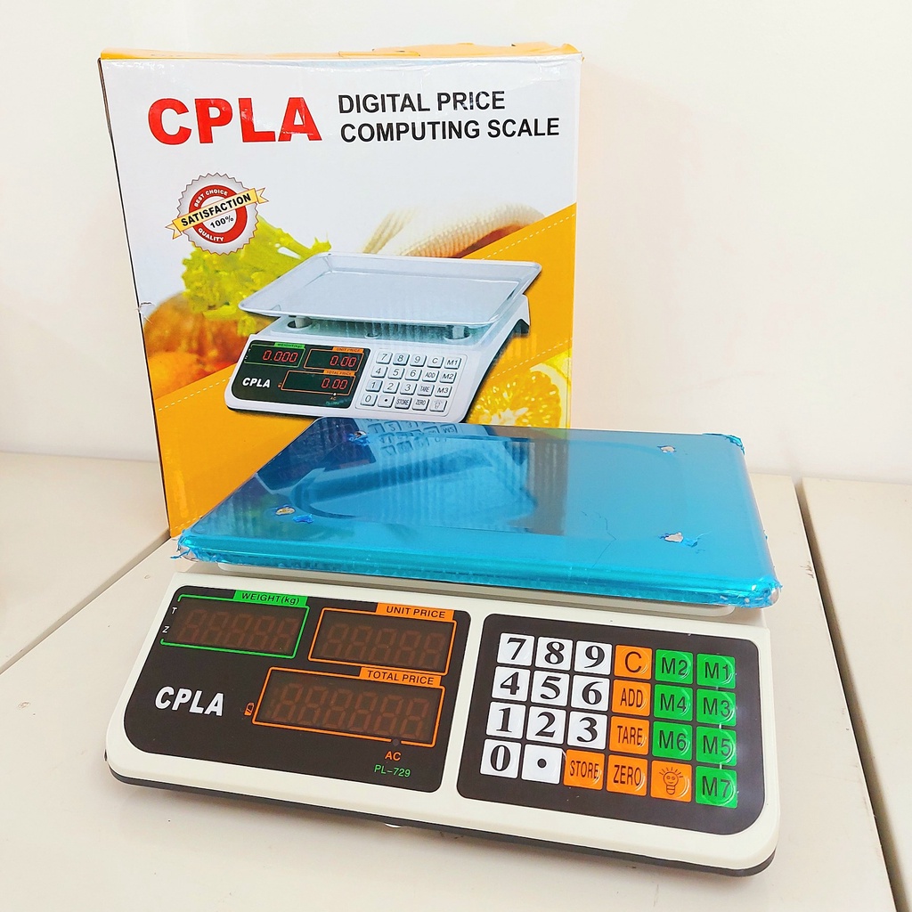 Electronic LCD Food Fruit Meat Weigh Digital Price Computing Pricing ...