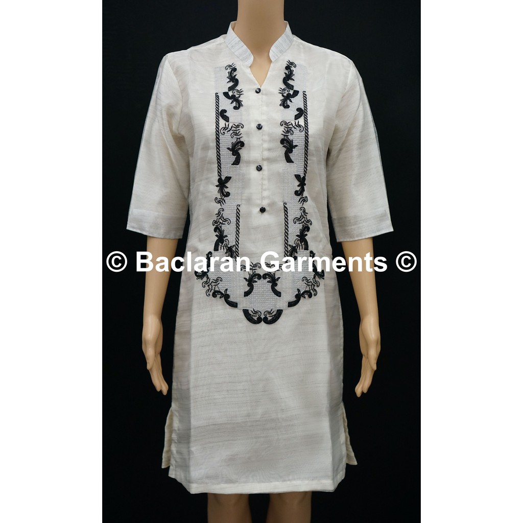 HIGH QUALITY LADIES BARONG - MARIAN DRESS #126 | Shopee Philippines