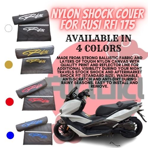NYLON SHOCK COVER FOR RUSI RFI 175 BY AKIOKI | Easy Instalation and ...