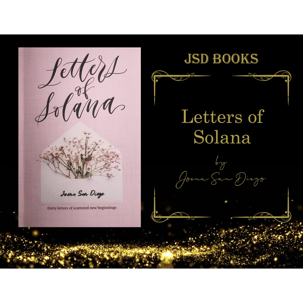 Letters of Solana by Joena San Diego | Shopee Philippines