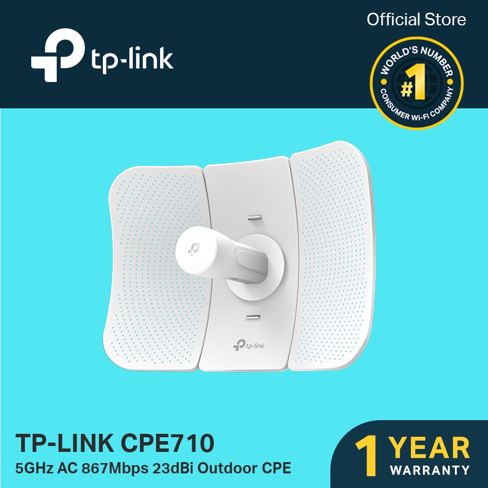 TPLink CPE710 5GHz AC 867Mbps 23dBi Point to Point CPE Outdoor Access