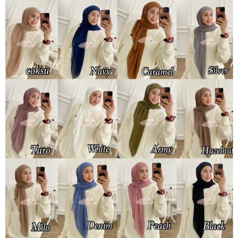 Original SCARF Face BY OVA-HIJAB All INNER 2IN1 / HIJAB Latest Turkey ...