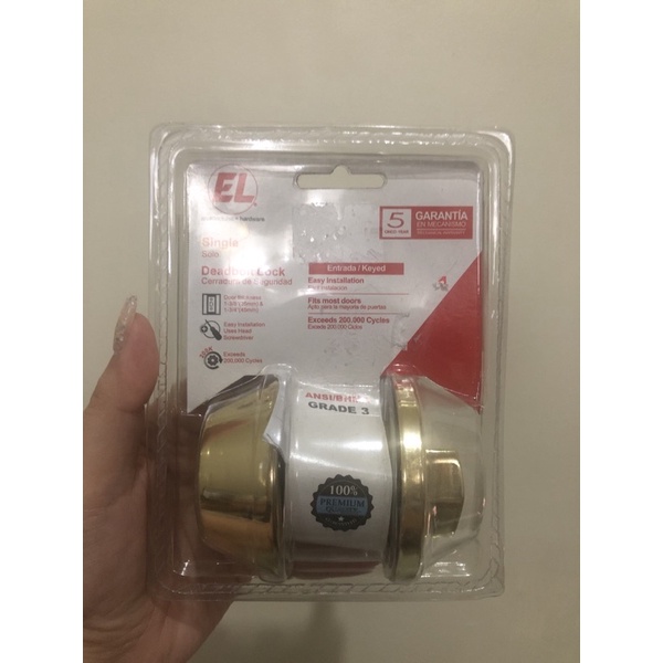 EL Single Deadbolt Lock Shopee Philippines