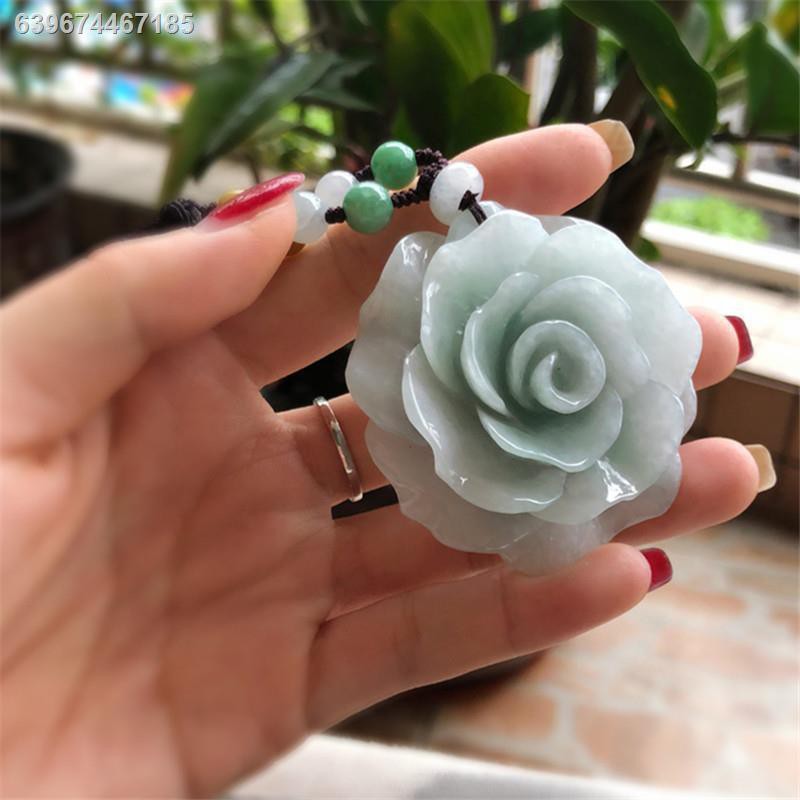 Jade on sale flower pendant