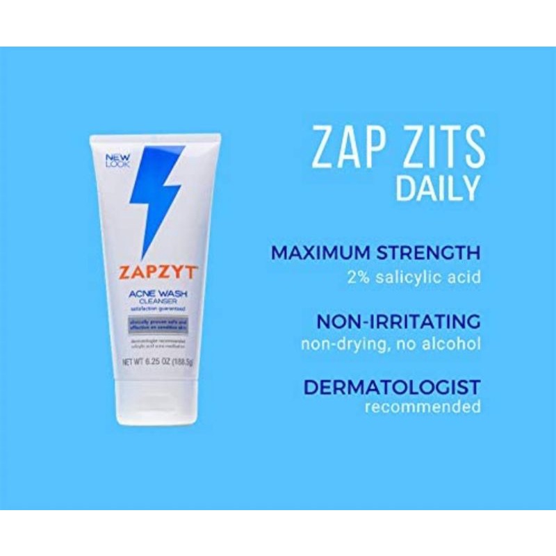ZAPZYT Acne Wash Cleanser 177g Shopee Philippines