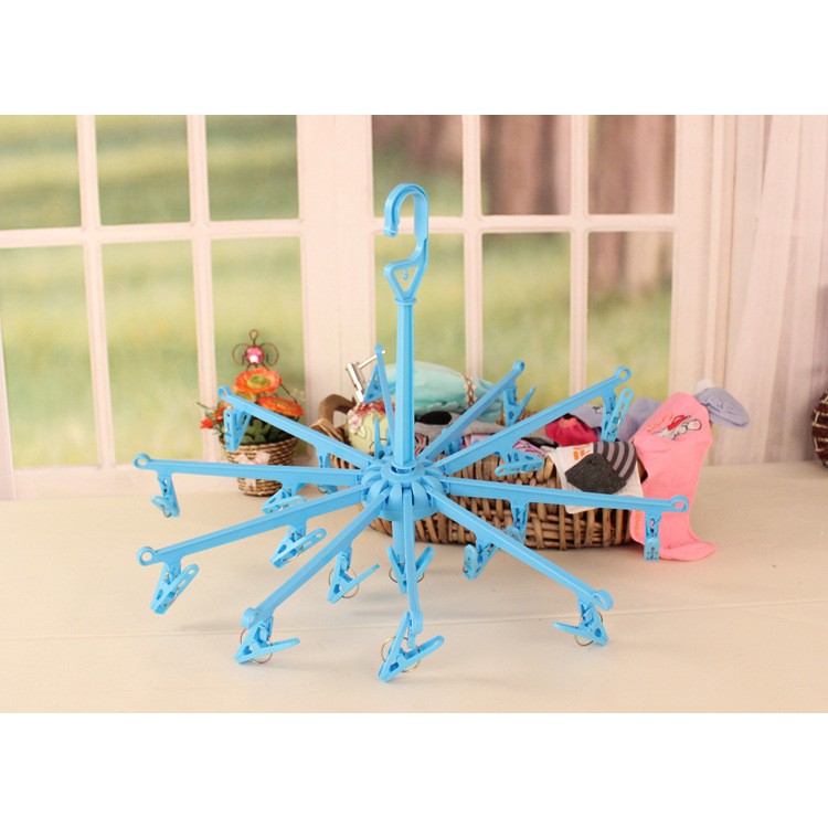 New Hanging Dryer 18 Clips Pin Laundry Clothes Hanger Octopus Foldable Shopee Philippines