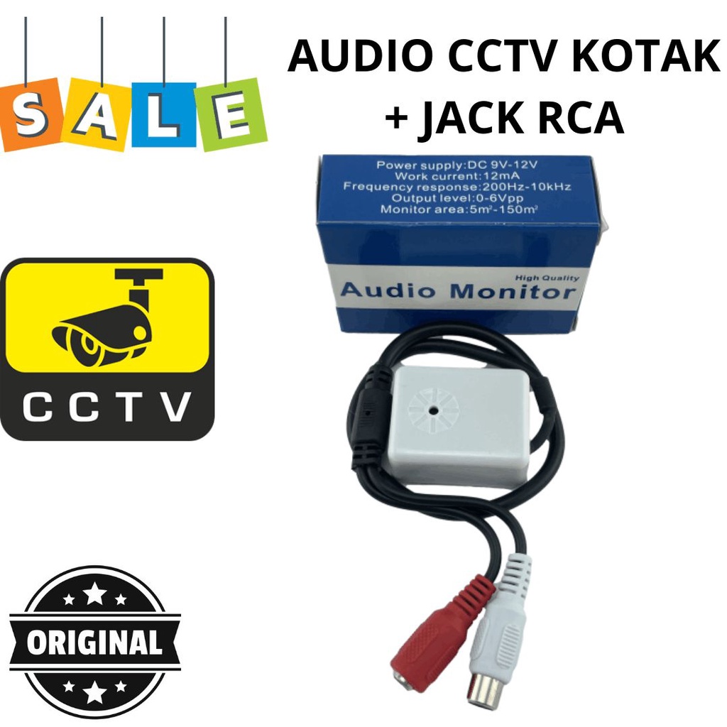 Cctv AUDIO MONITORING+AUDIO JACK/CCTV CAMERA MIC Shopee Philippines