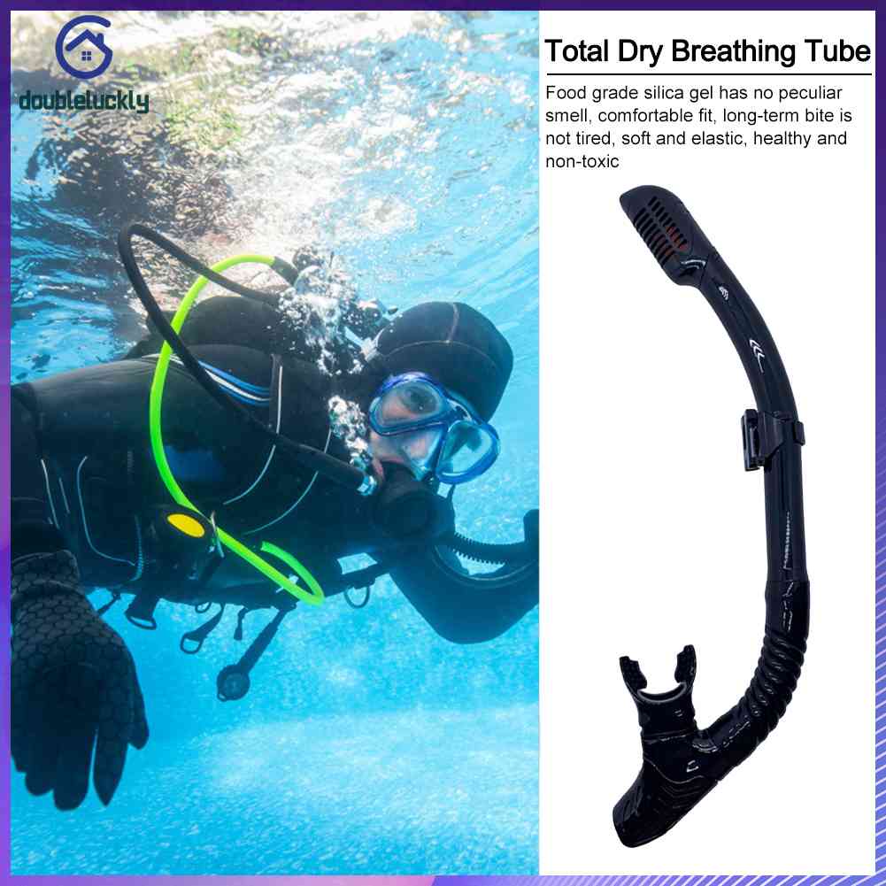 Diving Snorkel Full Dry Underwater Breathing Tube Snorkeling Gear ...