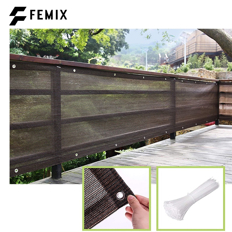 ﹉Femix Sun Shade Mesh Canopy Awning Privacy Screen Window Cover 90% Uv ...