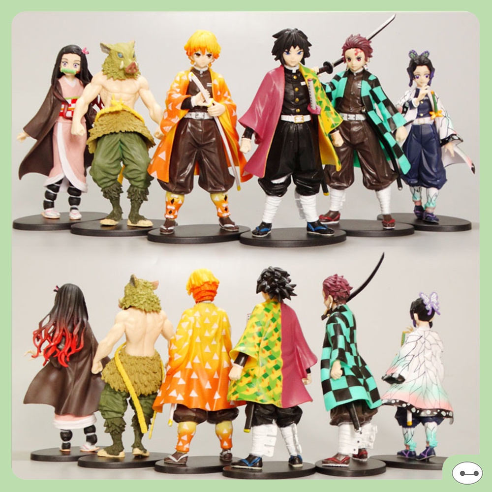 Demon SLAYER MODEL OF MAIN CHARACTERS 14CM HIGH BEAUTIFUL SERIES ...