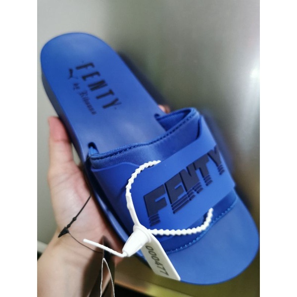 Blue fenty online slides