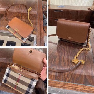 Shop Burberry 2023 SS Tartan Calfskin Crossbody Logo Shoulder Bags  (80713571) by 休憩室の守護神