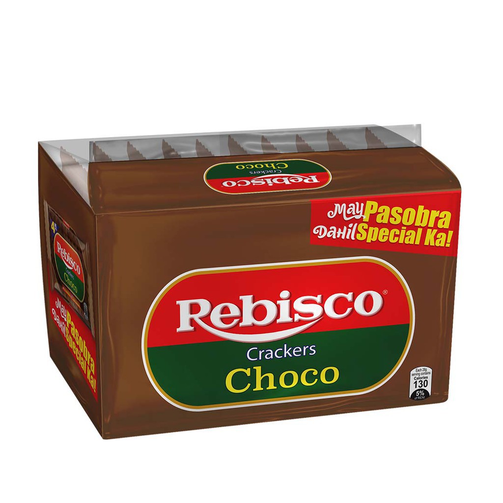 Rebisco Crackers Choco 28g 10 Pieces Shopee Philippines 4053