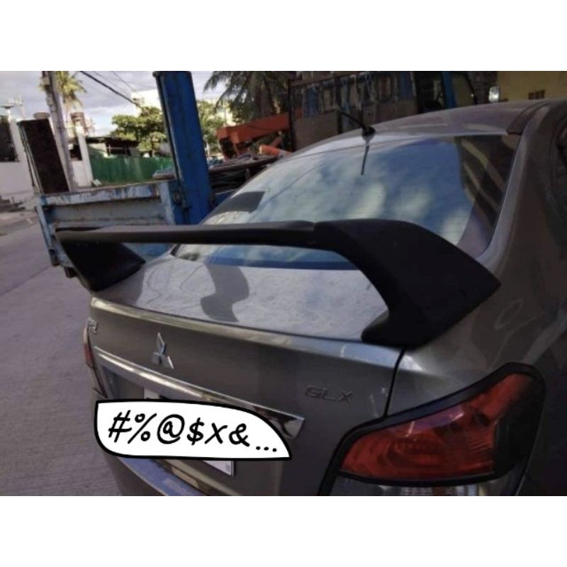 Mugen RR Type Spoiler for Mirage G4 | Shopee Philippines