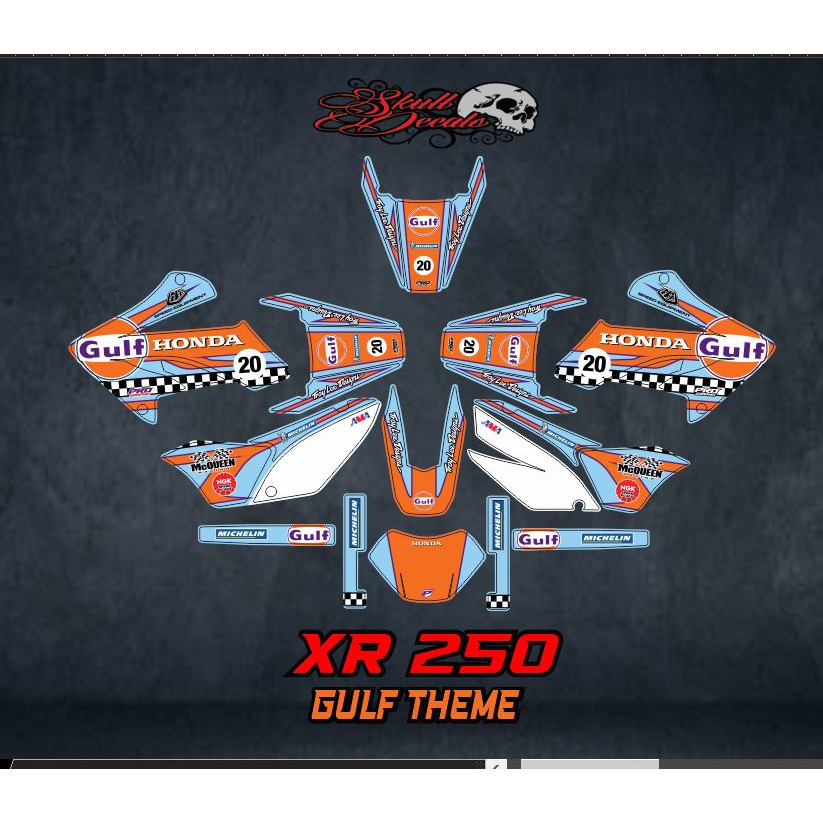 XR 250 BODY Decals Non Reflectorized (Water Proof) | Shopee Philippines