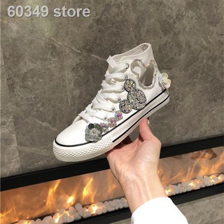 HOT！❁Dirty dirty shoes, shell-toe canvas shoes, high-top shoes, white shoes,  female tide ins super f | Shopee Philippines