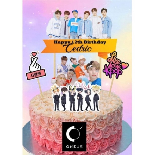 KPOP Enhypen theme cake topper | Shopee Philippines