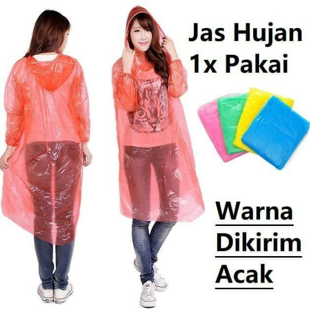 Plastic Raincoat Portable Folding Raincoat Disposable Multi-Purpose ...