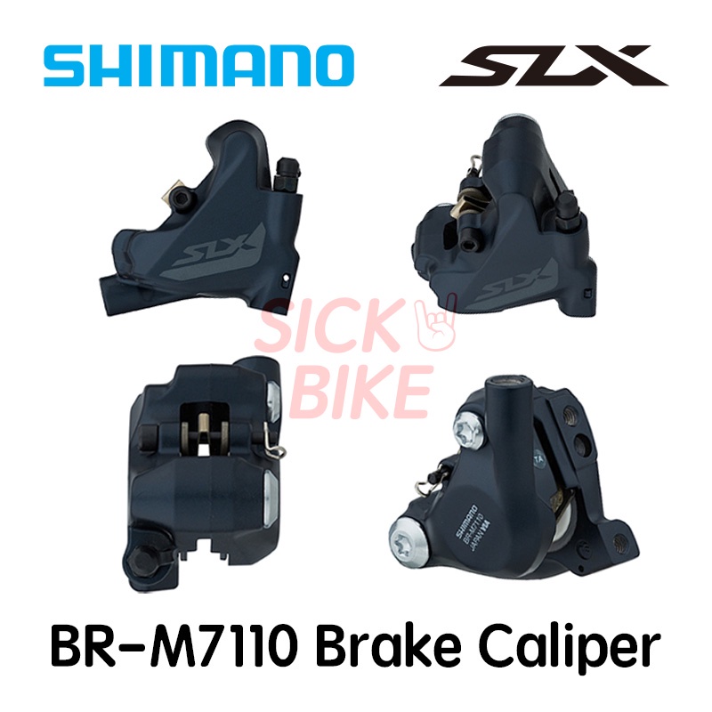 Shimano SLX BRM7110 Hydraulic Flat Mount Disc Brake Caliper 2Pistons