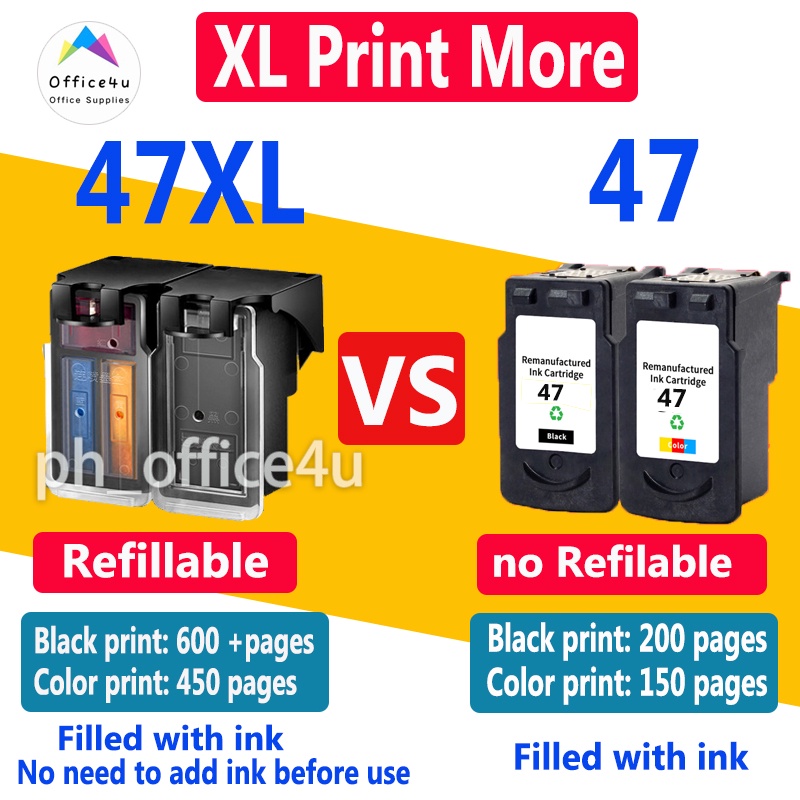 Canon PG 47 ink cartridge CL 57 ink cartridge PG47 CL57 For Canon Pixma