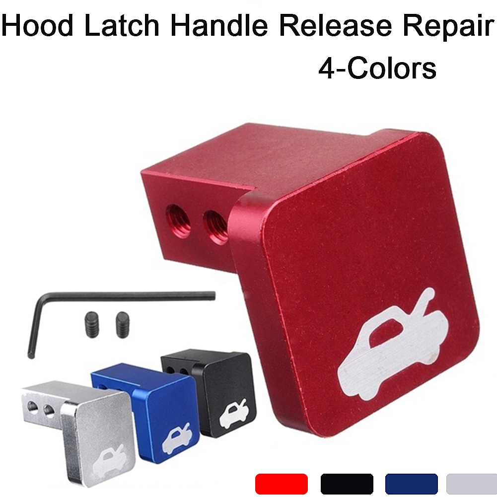 thumbnail interactive-video image 1 of Red Aluminum Hood Release Latch Handle Repair Kit For 96-11 Honda Civic Ridgeline Element CR-V 1 of 6