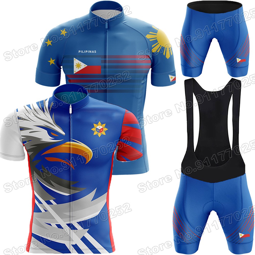 Men's Cycling Jersey & Bib Shorts Set - Breathable, Gel Padded, Reflective