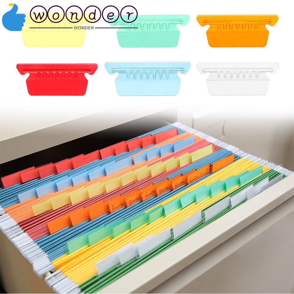 WONDERFUL Office File Folder Tabs School Blank Inserts Quick ...