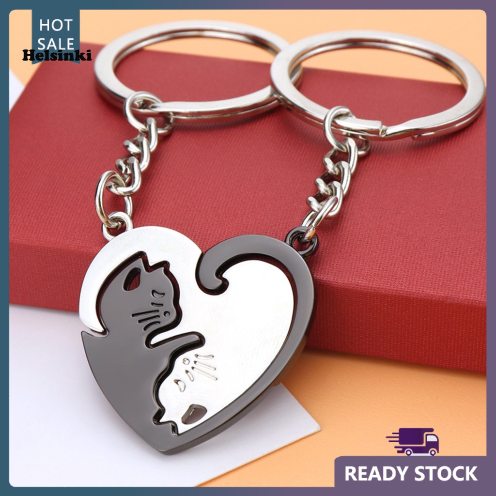 HLS Female Couple Keychains Delicate Multipurpose Key Holders