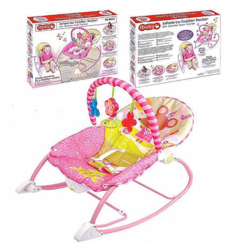bony rocket toddler Rocker with Music bady rocking chair ibay | Shopee ...