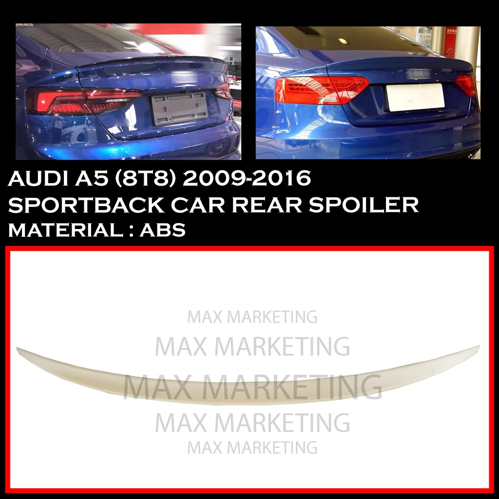 AUDI A5 8T8 2009 -2016 SPORTBACK CAR REAR TRUNK SPOILER DUCKTAIL ABS ...