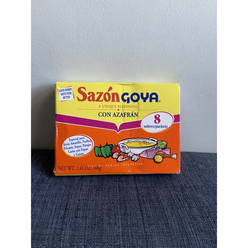 Sazon Goya Con Azafran 8 Packets Shopee Philippines