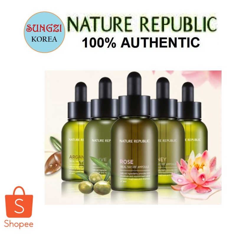 NATURE REPUBLIC Real Nature Ampoule 30ml Shopee Philippines