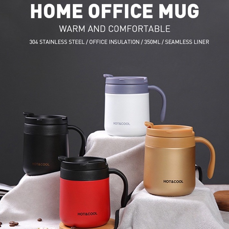 500ML Double wall Stainless Steel Thermos Coffee Mug Portable Car ...