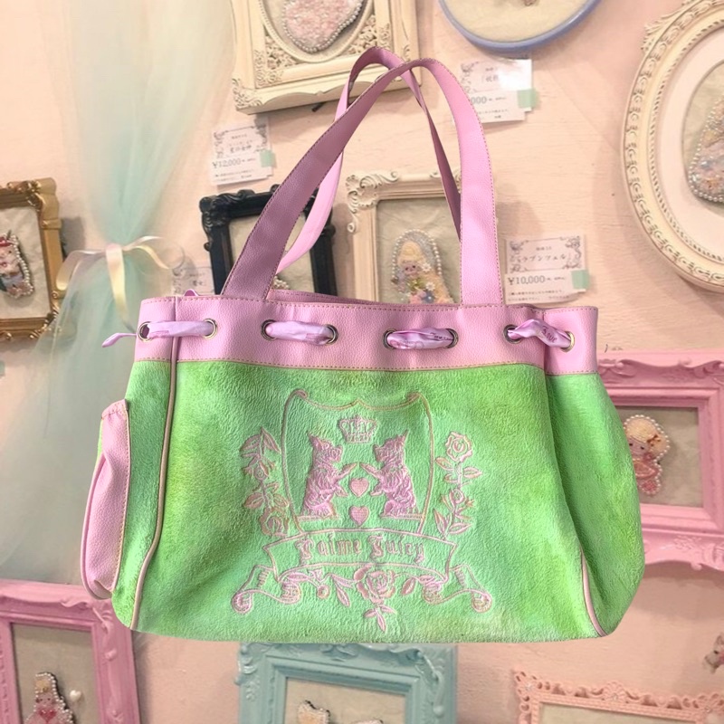 Green n pink Juicy couture bag Shopee Philippines