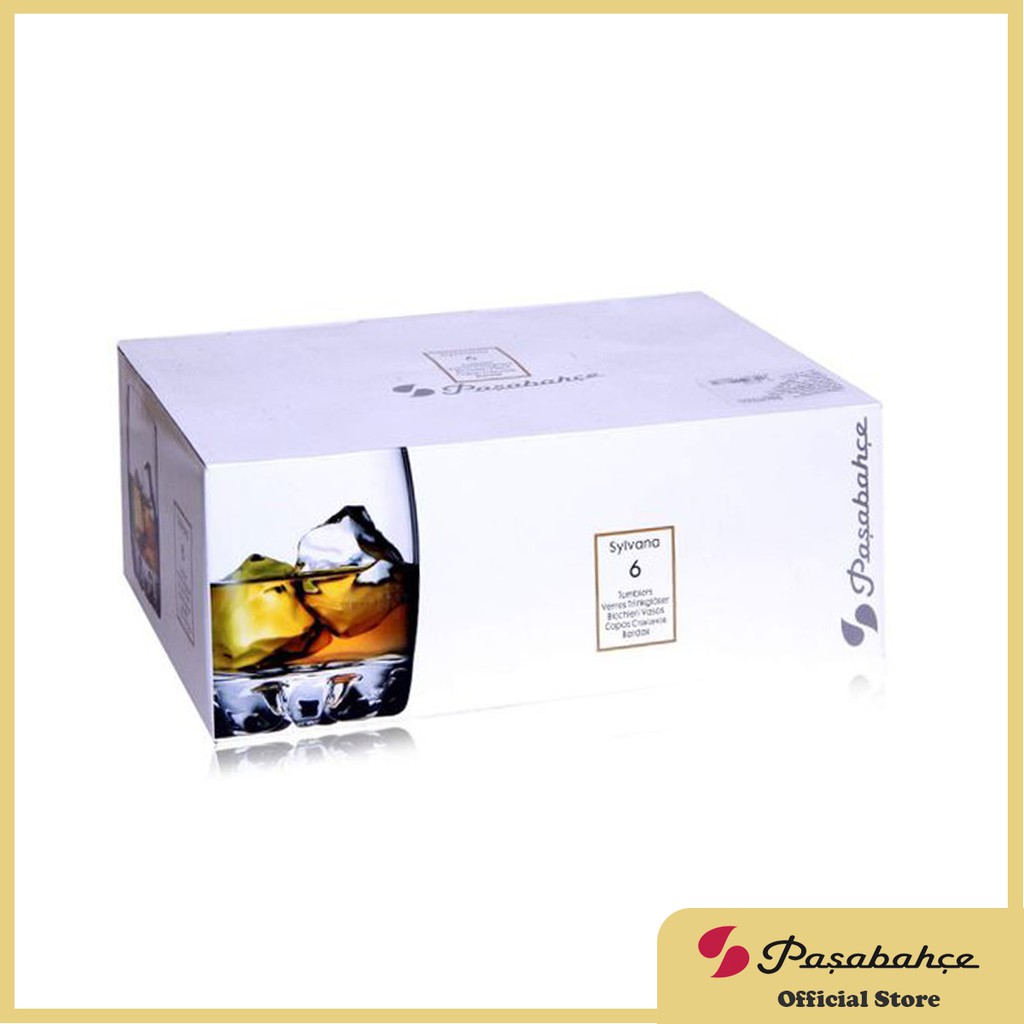 Pasabahce Sylvana Rock Glass 300cc 10oz, Set of 6 (42415) | Shopee ...