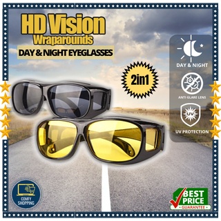 HD Night-Vision, Wraparound Driving Glasses - Tools & more!