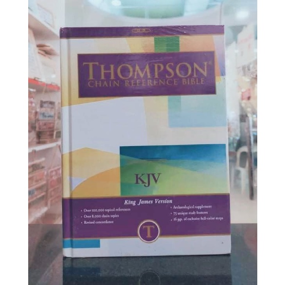 KJV Thompson ChainReference Bible, Hardcover Shopee Philippines