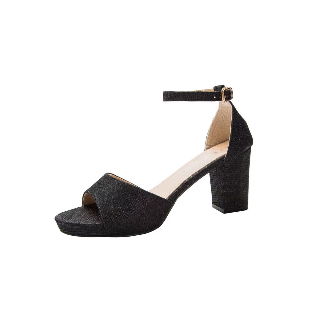 JK COD 901-2 Fashionable Glittery Heels For Women | Shopee Philippines
