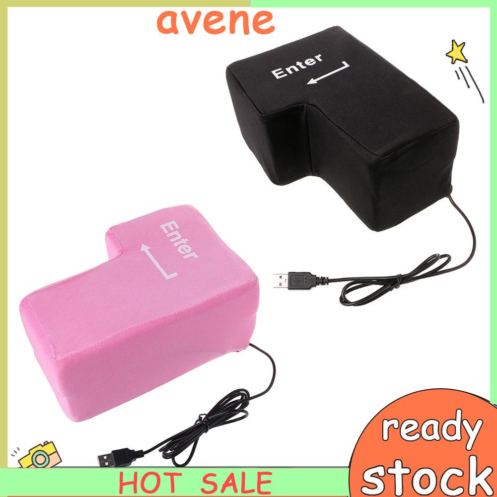 Anti-Stress Computer Huge Enter Key Big Giant USB Keyboard Vent Button ...