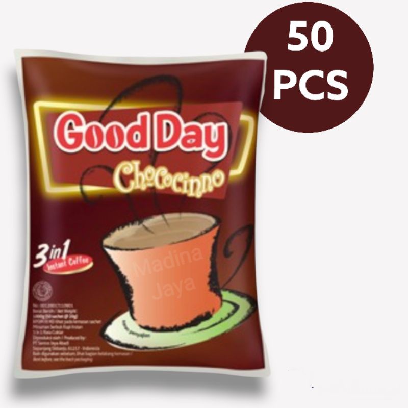 Good Day Instant Coffee 3 In 1 Chococinno (50pcs x 20g) | Shopee ...