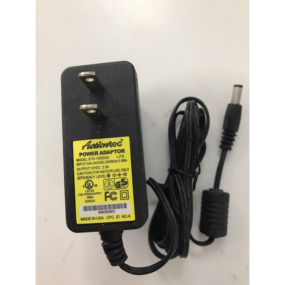 Actiontec Source 12V-2.5A Gold Stamp | Shopee Philippines