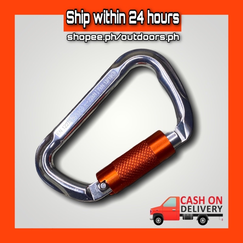 Adela AF-80B Aluminum D – Carabiner Autolock | Shopee Philippines