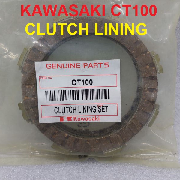 Kawasaki BAJAJ CT100 CLUTCH LINING SET Genuine Parts | Shopee Philippines