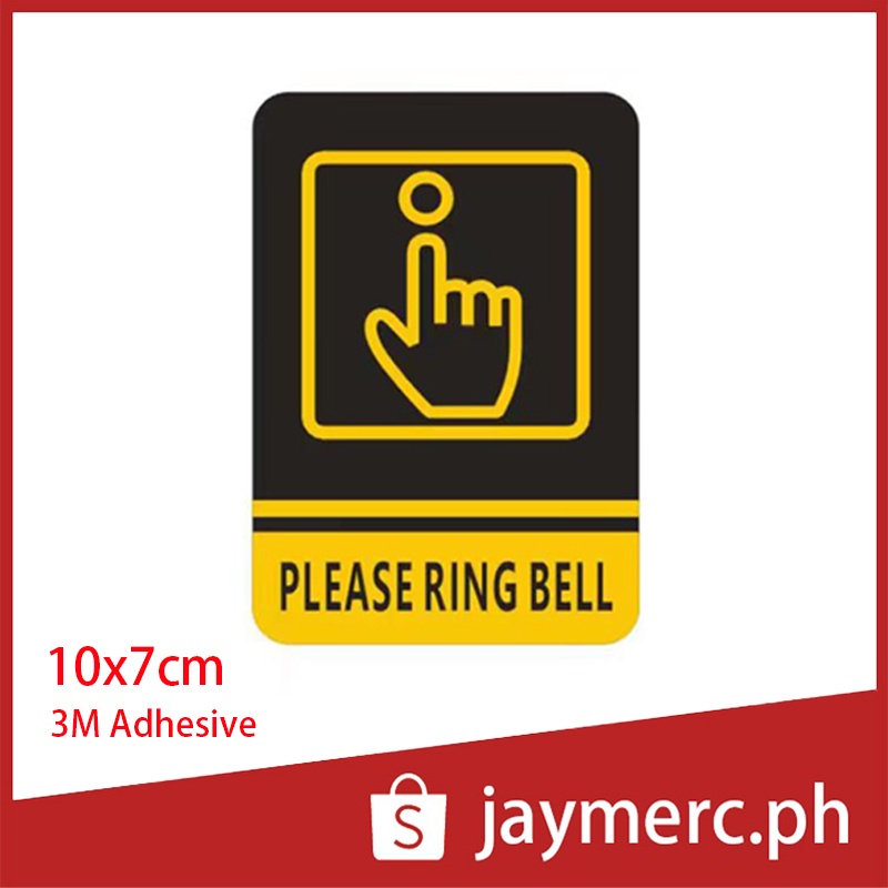 Shop doorbell sign for Sale on Shopee Philippines