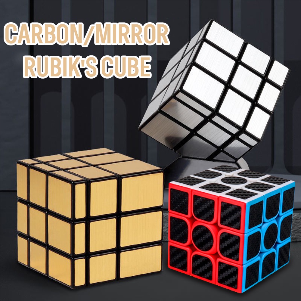 Cube 2x2 3x3 Magic Carbon Toy Z Fiber Cube Speed Puzzle Bundle Set Pack ...