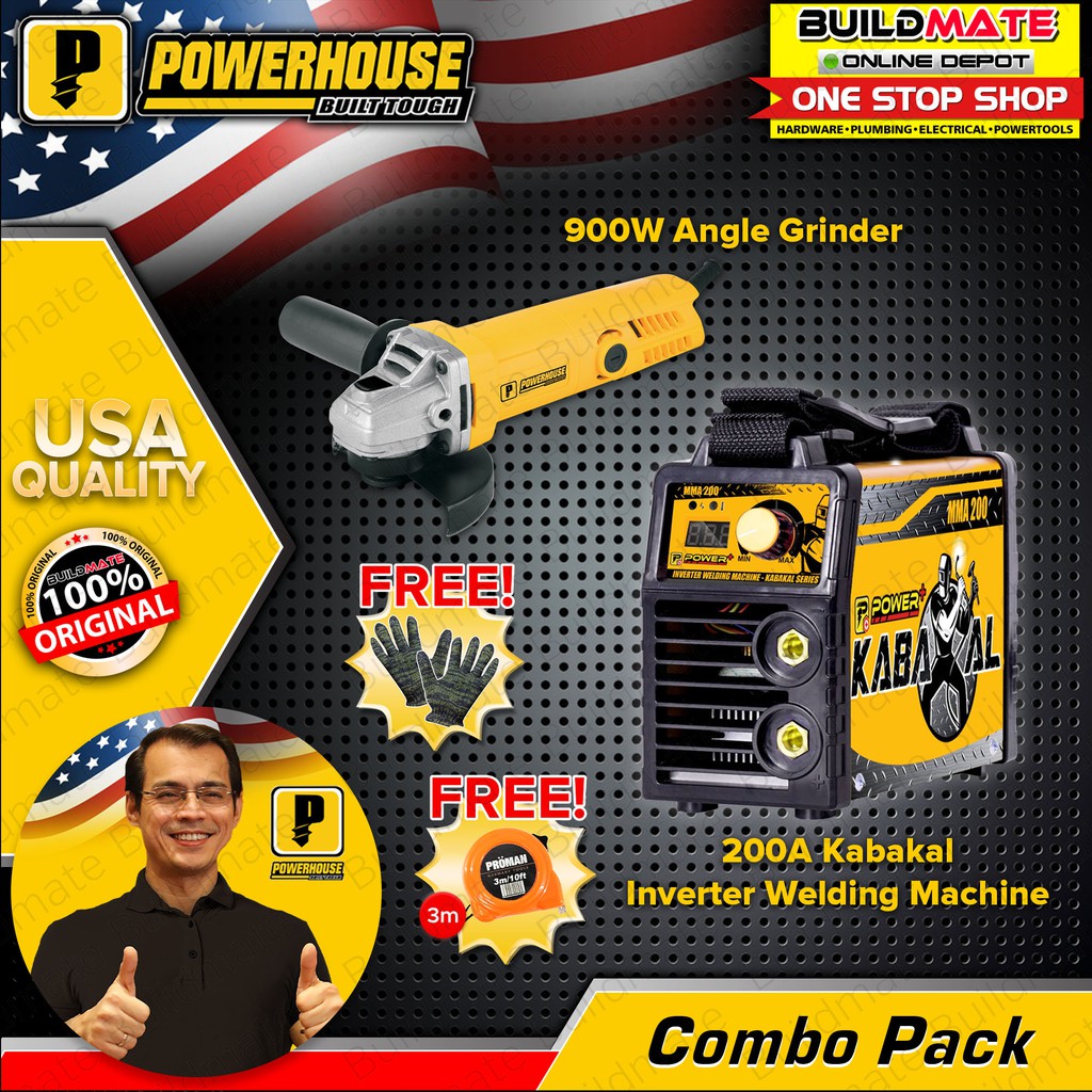 POWERHOUSE Power Plus Inverter Welding Machine 200A MMA200PLUS