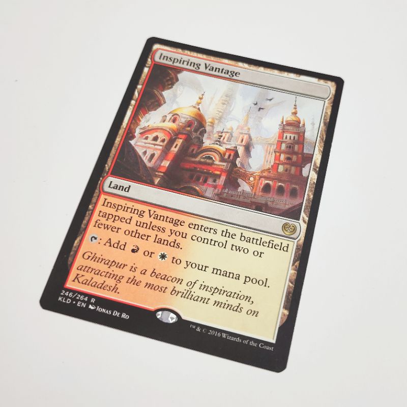 MTG Card INSPIRING VANTAGE Magic the Gathering Trading Card Game Land ...