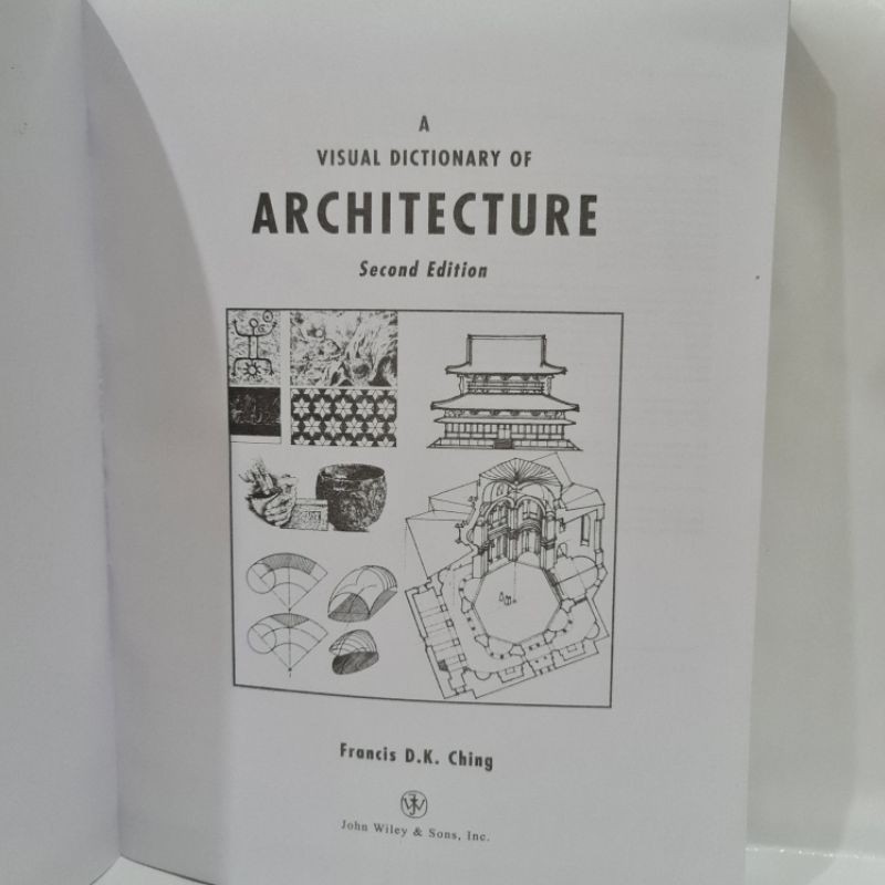 Francis D.K.Ching A Visual Dictionary of Architecture second edition ...
