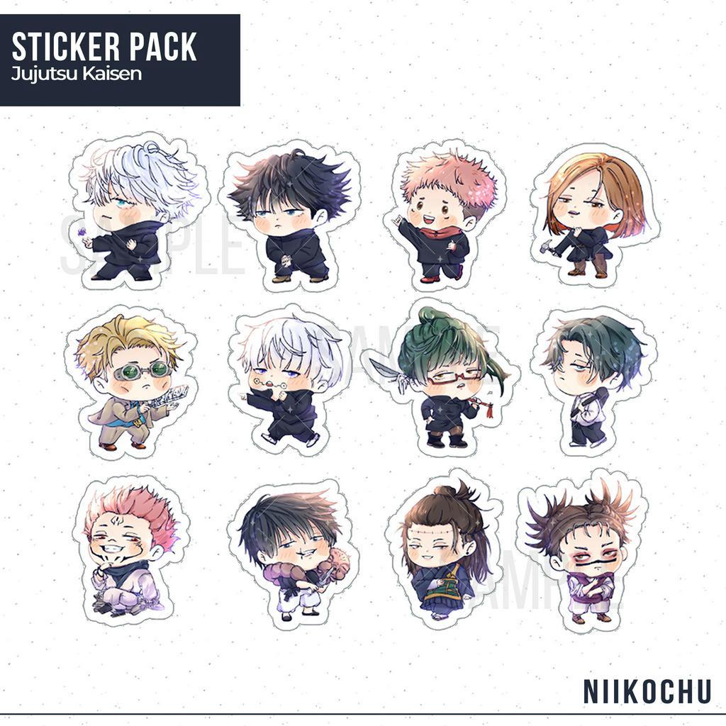 Jujutsu Kaisen - Chibi Sticker Pack | Shopee Philippines