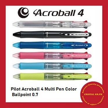 Pilot Acroball 4 Multi Pen Color Ballpoint 0.7 | Shopee Philippines
